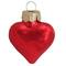 Whitehurst 56ct. 2" Shiny Red Glass Heart Ornaments